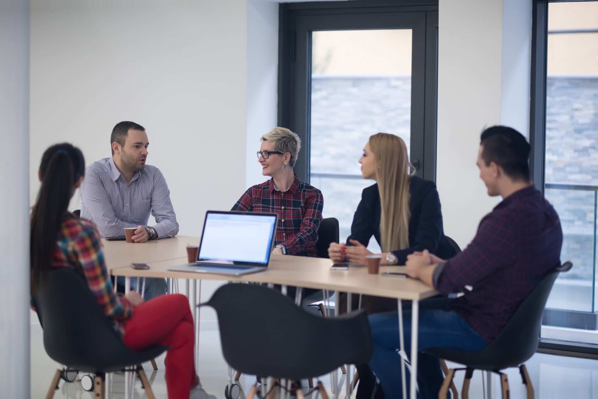 startup business team on meeting